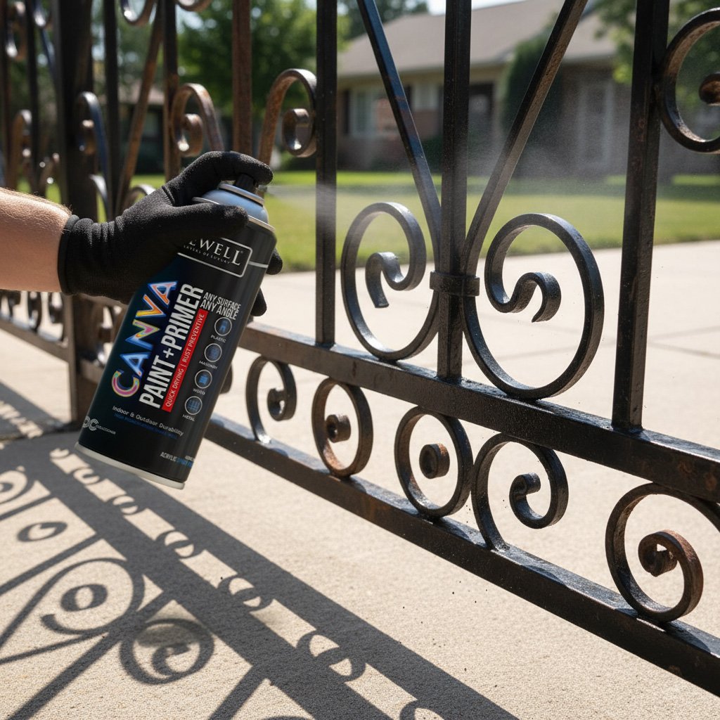 Jewell Canva Spray Paint & Primer in Solid Black(39) – 400ml - Image 2