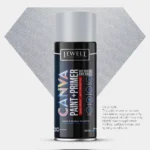 Jewell Canva Spray Paint & Primer in Hammer Finish Silver(A00) – 400ml