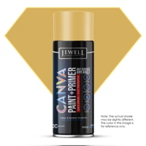 Jewell Canva Spray Paint & Primer in Metallic Gem Gold(2598) – 400ml