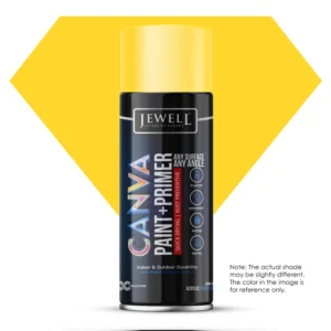 Jewell Canva Spray Paint & Primer in Solid Art Yellow (41) - 400ml