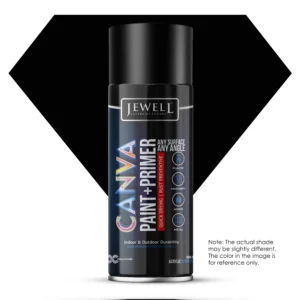 Jewell Canva Spray Paint & Primer in Solid Black(39) – 400ml