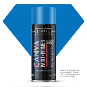 Jewell Canva Spray Paint & Primer in Solid Diamond Blue(133) - 400ml