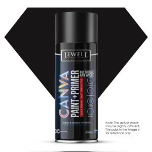 Jewell Canva Spray Paint & Primer in Solid Matt Black(4) - 400ml