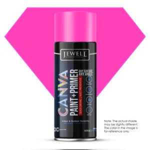 Jewell Canva Spray Paint & Primer in Fluorescent Pink(2002) – 400ml